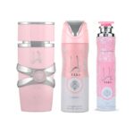 Lattafa Yara Combo (EDP 100ML+Spray 200ML+Freshener 300ML)