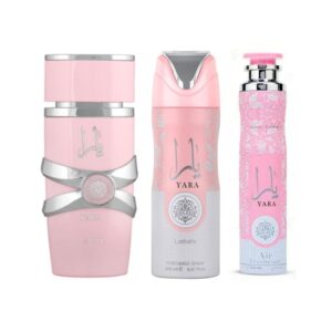 Lattafa Yara Combo (EDP 100ML+Spray 200ML+Freshener 300ML)