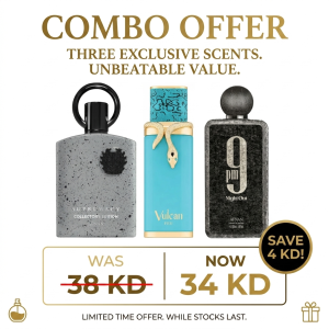 Bundle Offer (Supremacy Collector's Edition+Afnan 9pm Night Out+Vulcan Feu)