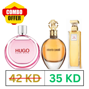 Bundle Offer (Elizabeth Arden 5th Avenue 125ml+Roberto Cavali Gold 75ml+Hugo Boss Extreme Woman 75ml)